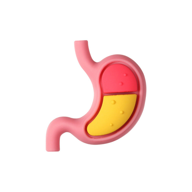 Wholesale 20pcs/pack medical 3D organ silicone beads human body structure beads DIY